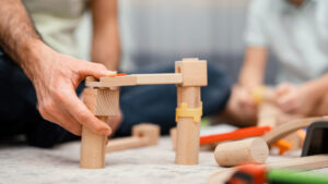 A Wooden Balance Beam for Your Child's Growth