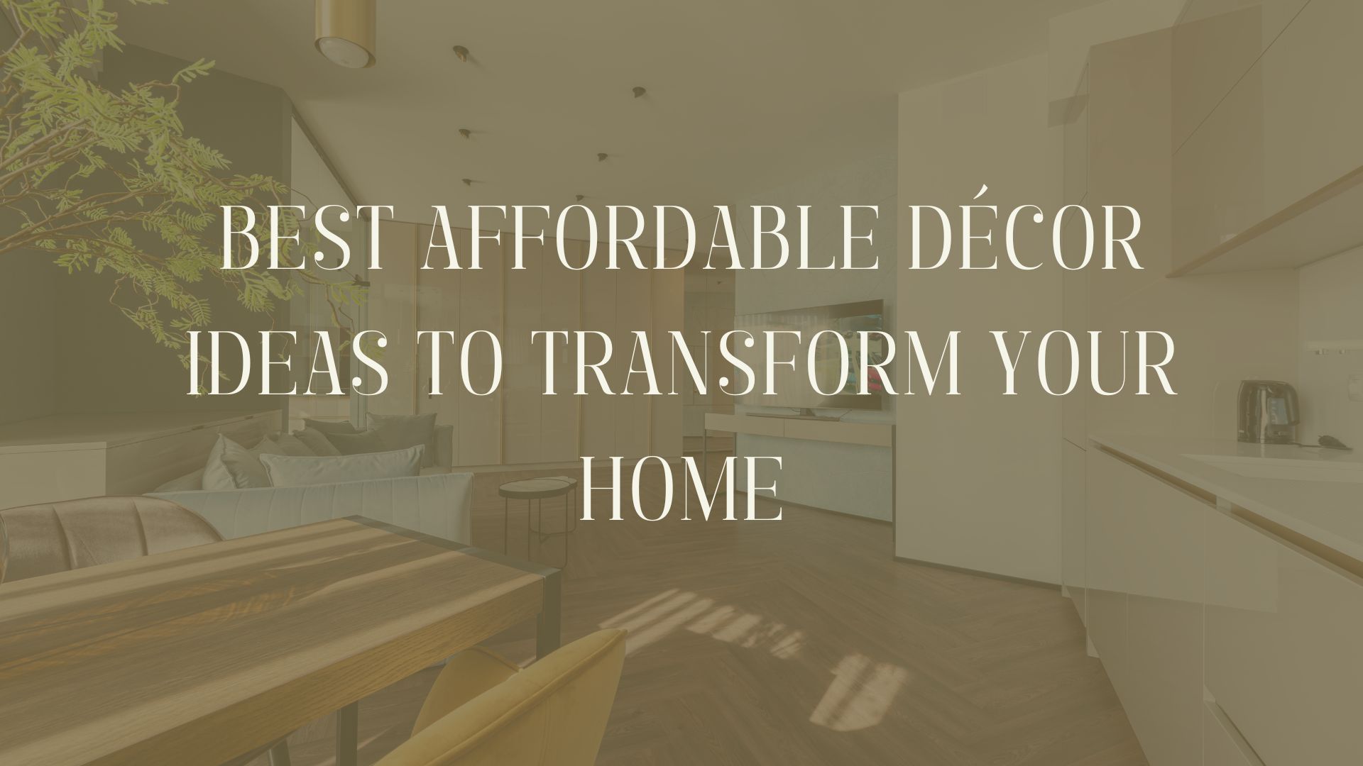 Best Affordable Décor Ideas to Transform Your Home