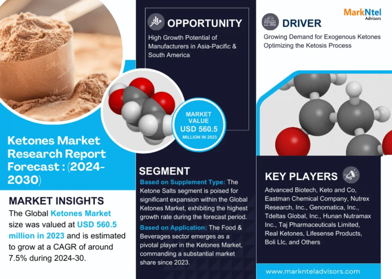 Ketones Market Size, Share, Trends, Demand, Growth and Competitive Analysis