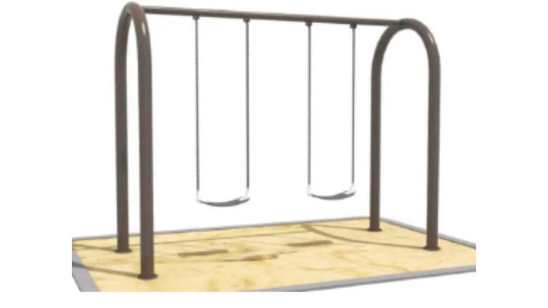 Double Iron Swing Set – Strong, Safe, and Fun Outdoor Play in Riyadh