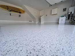 color flake floor system in Hawaii