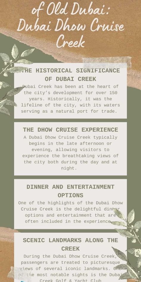 Dhow cruise