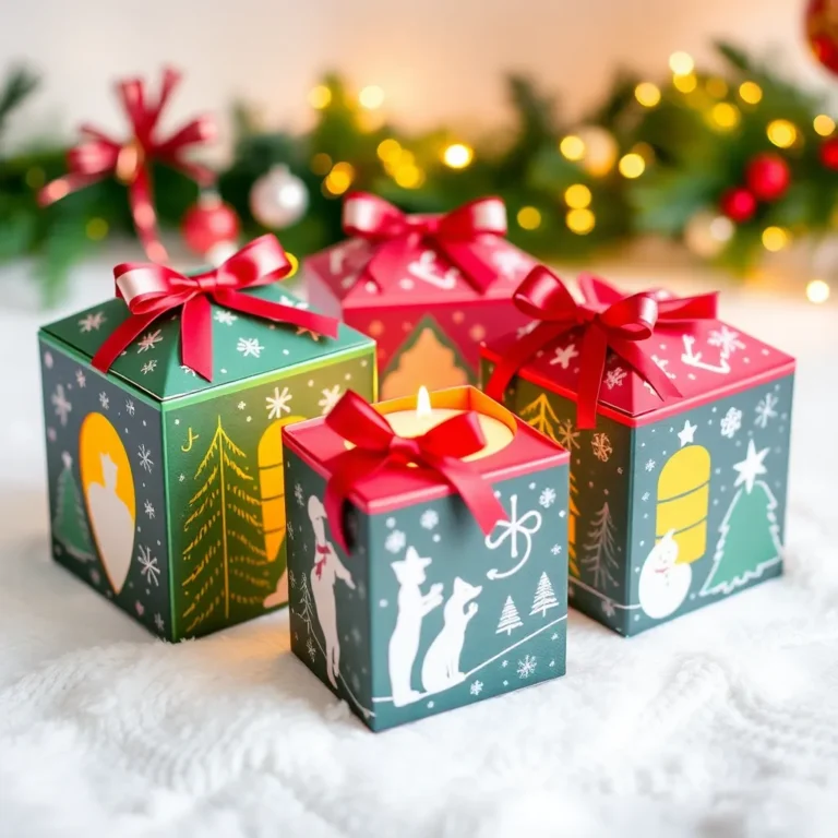 Custom Christmas Candle Boxes For Elegant Holiday Gifting