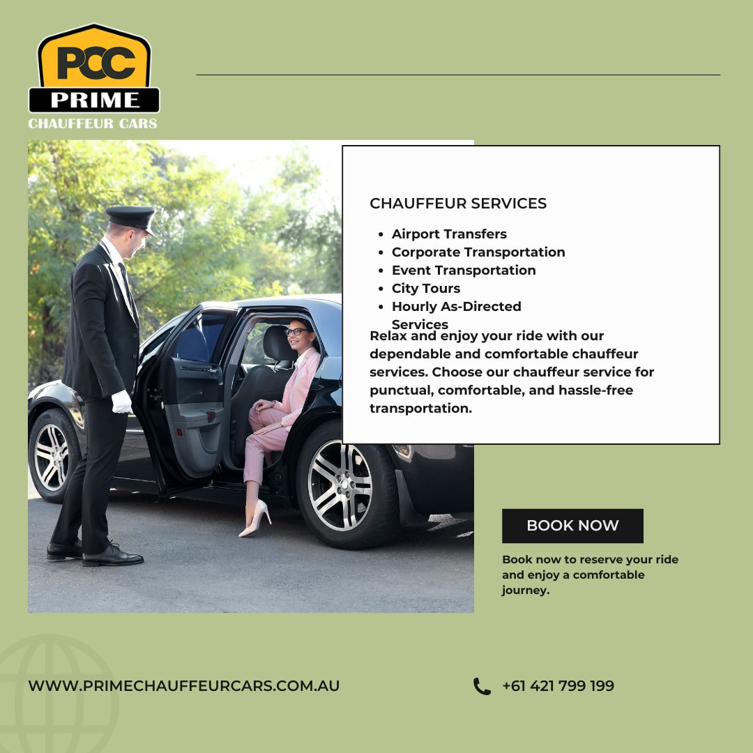 Chauffeur Services social post