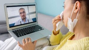 Docter provide telehealth service to theire patient .