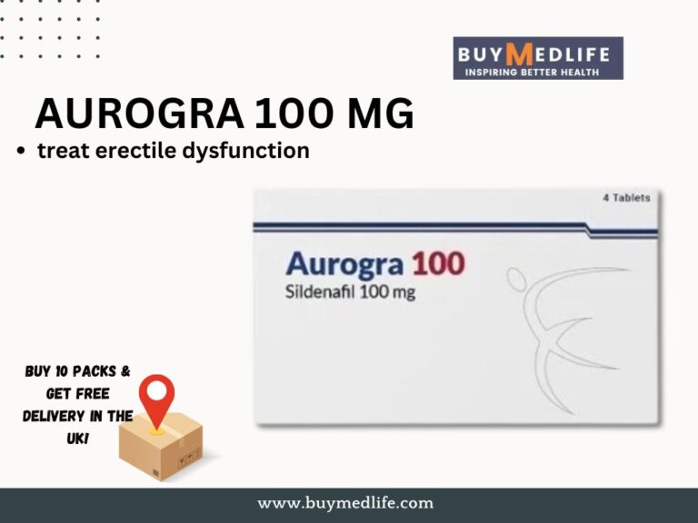 Your Guide to Aurogra 100 mg: How It Works and Why It’s Trusted for ED Treatment | Buymedlife