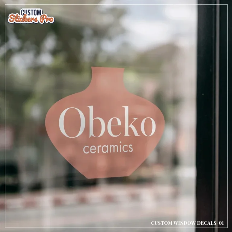 Custom Window Decals: Stylish Branding