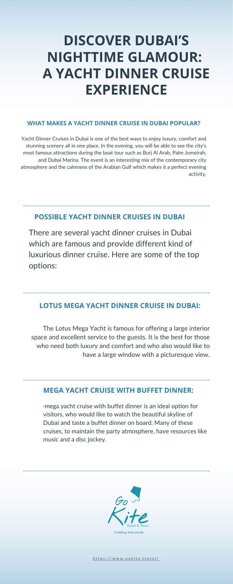 yacht dinner cruise