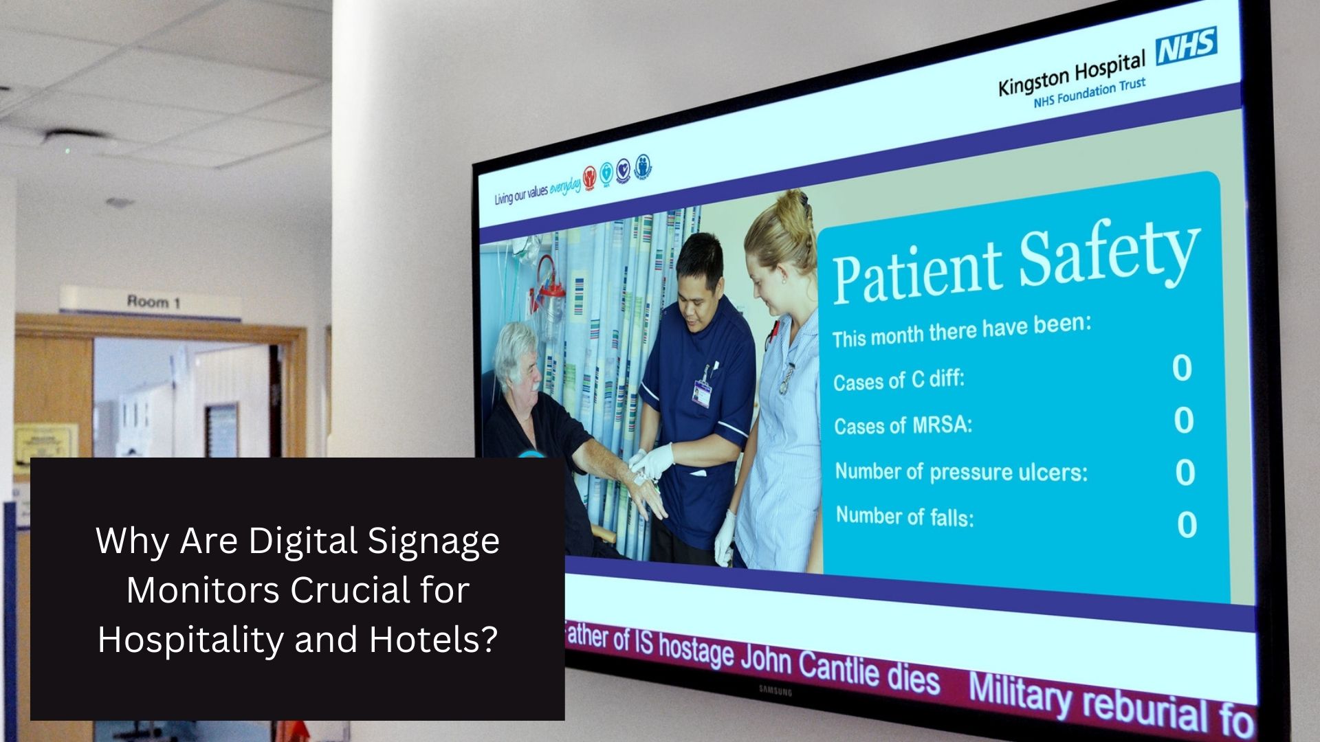 Why Are Digital Signage Monitors Crucial for Hospitality and Hotels