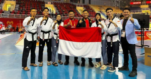 Tim Taekwondo Polri Sabet 7 Emas di Kejuaraan Terbuka Quang Ninh Vietnam