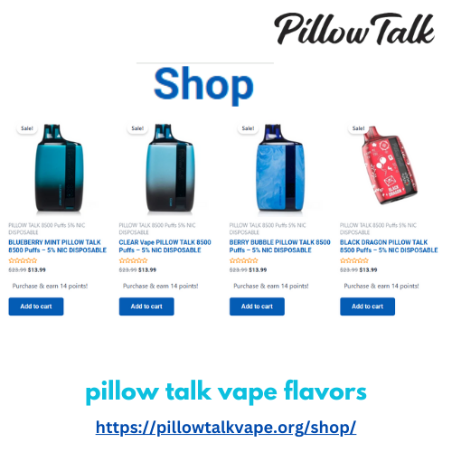 “Exploring Pillow Talk Vape Flavors: Relaxing, Sweet, and Soothing”