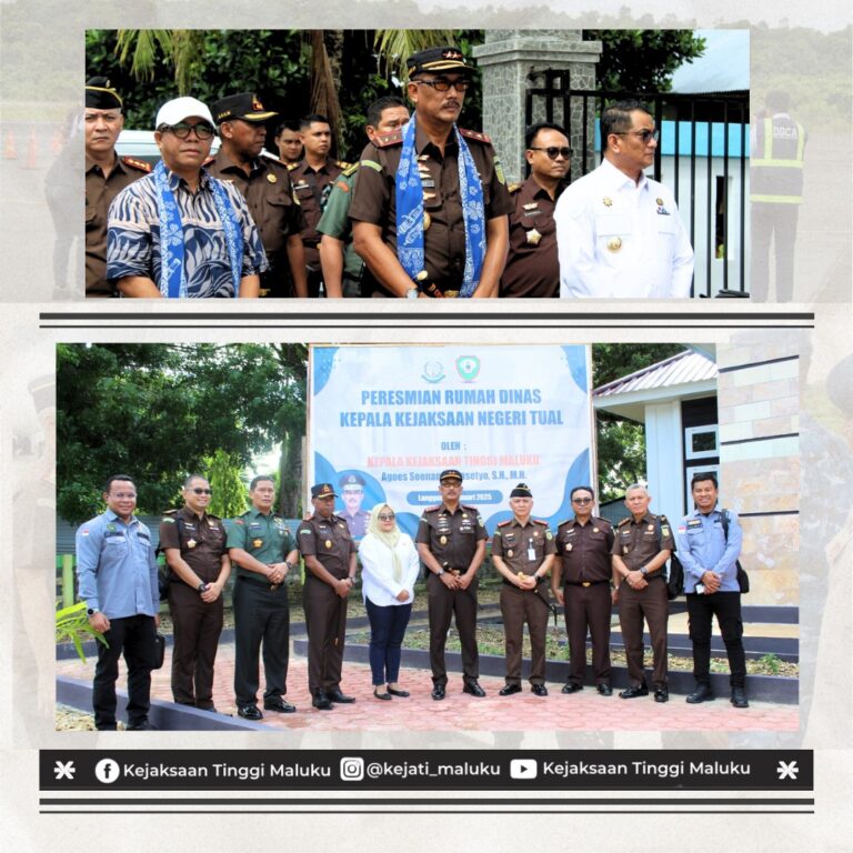 Kunjungan Kerja Kajati Maluku Agoes SP Di Kabupaten Maluku Tenggara Dan Kota Tual