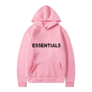 Stay On-Trend With The Best-Selling Pink Essentials Hoodie