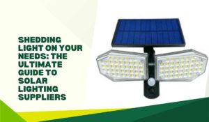 Shedding Light on Your Needs: The Ultimate Guide to Solar Lighting Suppliers