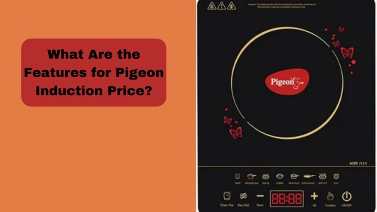 What Are the Top Features of Pigeon Induction Cooktop?