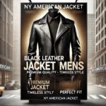 Why Choose the Men Black Leather Jacket from NY American Jacket?