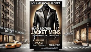 Why Choose the Men Black Leather Jacket from NY American Jacket?