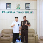 Kajati Maluku Agoes SP, Menerima Kunjungan Silaturahmi General Manajer Garuda Indonesia Branch Office Ambon