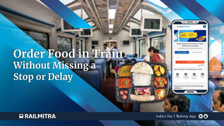 Order Food in Train Without Missing a Stop or Delay