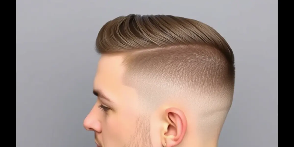 Man Bun Taper Fade