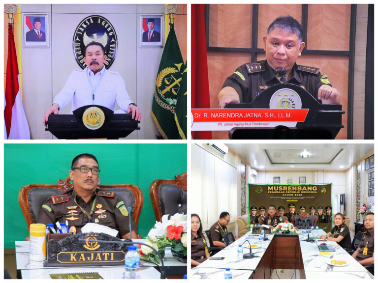 Kajati Agoes SP Hadiri Musrenbang Kejaksaan RI Tahun 2025, Jaksa Agung Tegaskan Perencanaan Berbasis Asta Cita Untuk Kejaksaan Berkeadilan Dan Modern