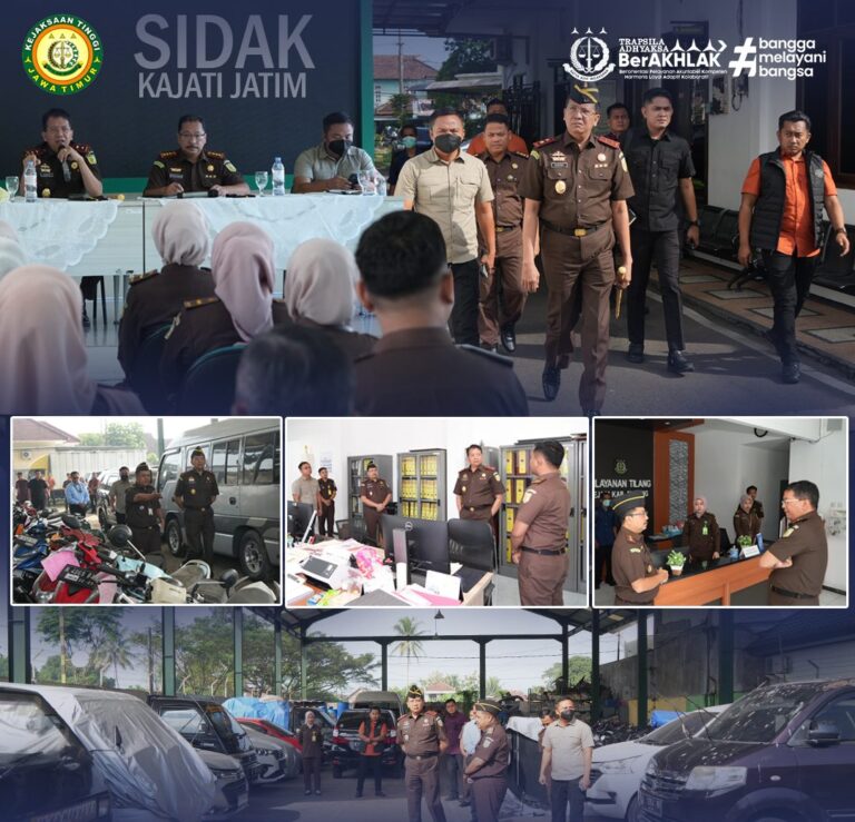 Kajati Jatim Lakukan Sidak Ke Kejari Kabupaten Malang, Soroti Profesionalisme Dan Pengelolaan Barang Bukti