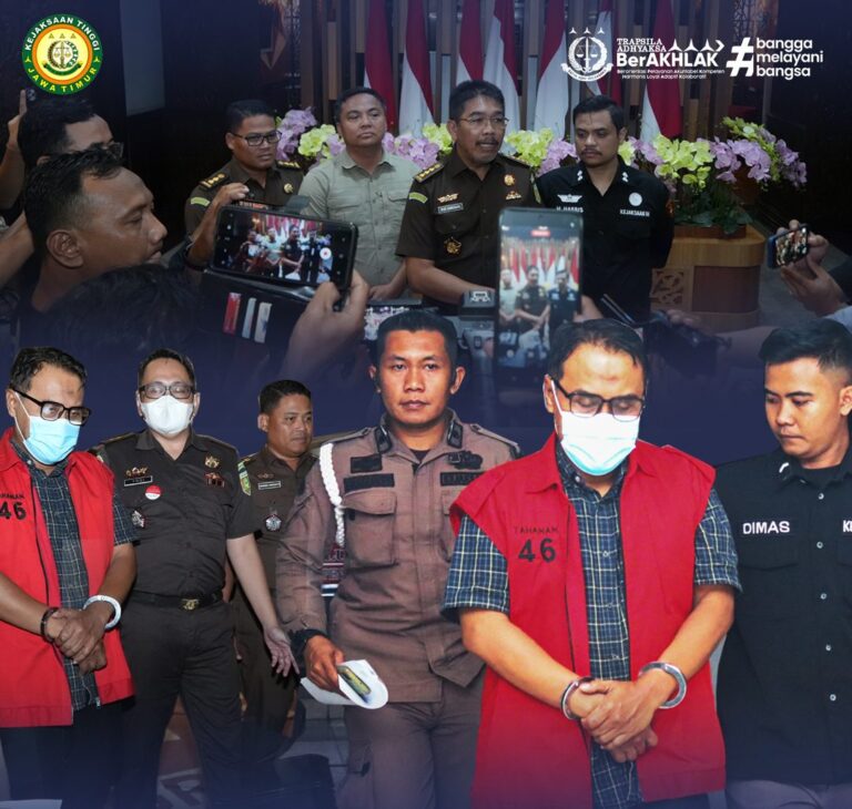 Kejati Jatim Tahan Mantan Pejabat Dinas PU Surabaya Dalam Kasus Gratifikasi