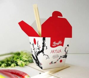 Printed Custom Chinese Food Boxes for Branding and Delivery
