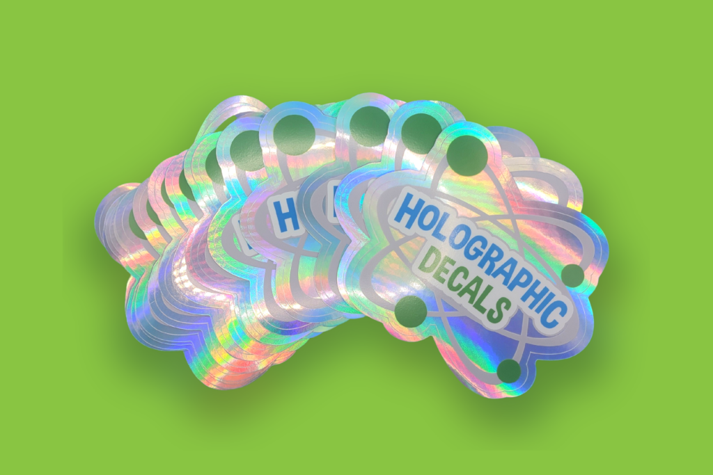 custom holographic stickers
