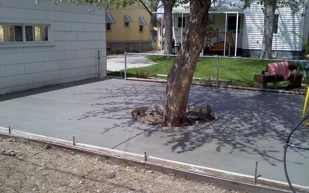 do it yourself concrete patio