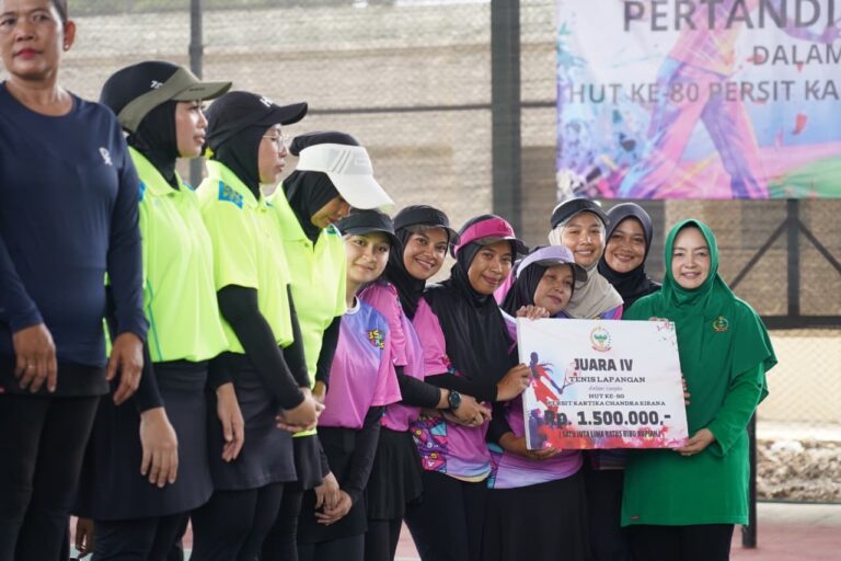 Pangdam V/Brawijaya Hadiri Penutupan Lomba Tenis Lapangan HUT Persit KCK Ke-80