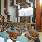 Pangdam V/Brawijaya Ikuti Taklimat Awal Progjagar TA 2026 Rapim TNI AD Secara Vidcon