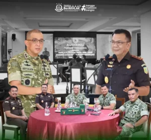 Sinergi Penegakan Hukum Semakin Diperkuat, Kajati Jatim Kunjungi Makodam V/Brawijaya