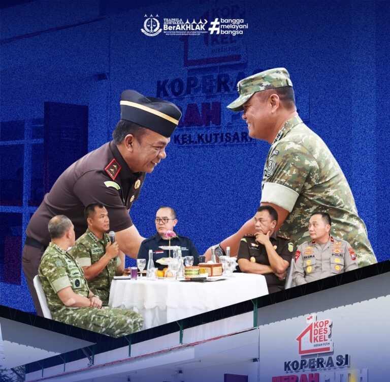 Kawal Percepatan Koperasi Desa Merah Putih, Kajati Jatim Hadiri Kunjungan Kerja Wakil Panglima TNI di Surabaya