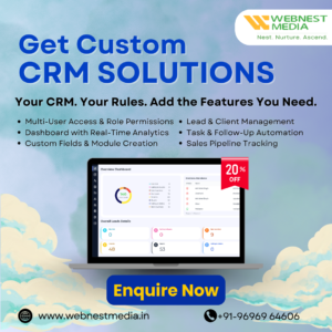 Custom CRM Development Services That Bring Order, Insight, and Sustainable Growth to Businesses