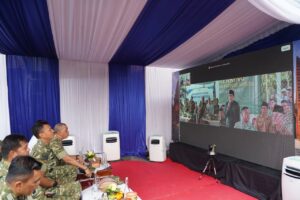 Pangdam V/Brawijaya Pimpin Ground Breaking Jembatan Garuda di Genting Kalianak, Surabaya