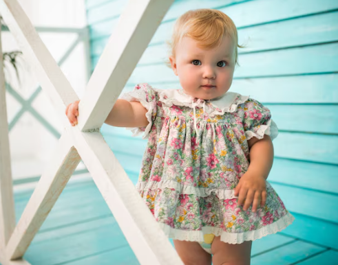 Simple and Comfortable Baby Girl Frock Design for Daily Wear