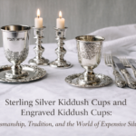 Sterling Silver Kiddush Cups and Engraved Kiddush Cups: Craftsmanship, Tradition, and the World of Expensive Silverware