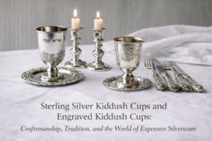 Sterling Silver Kiddush Cups and Engraved Kiddush Cups: Craftsmanship, Tradition, and the World of Expensive Silverware