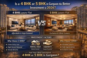 4 BHK vs 5 BHK Flats in Gurgaon 2026: Which is the Better Investment?