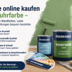 Farbe online kaufen bei Ruhrfarbe – hochwertige Wandfarben, Lacke und Beschichtungen bequem bestellen