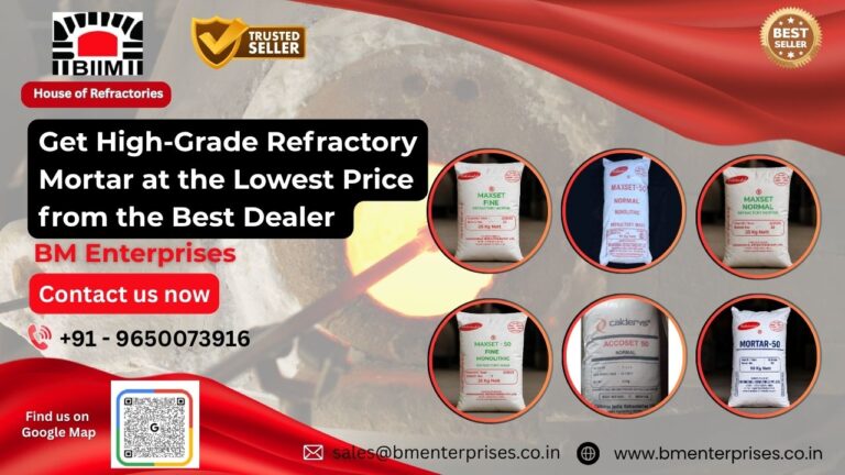Get High-Grade Refractory Mortar at the Lowest Price from the Best Dealer