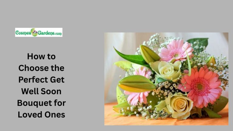 How to Choose the Perfect Get Well Soon Bouquet for Loved Ones