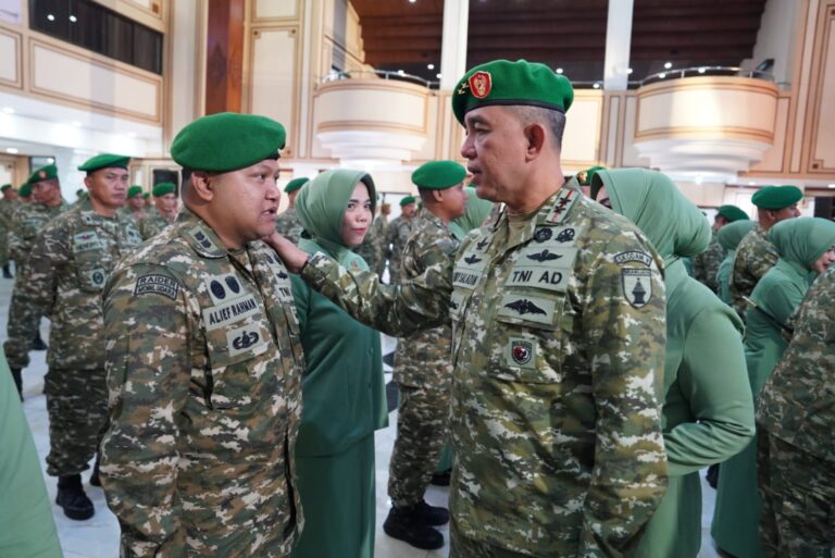 Pangdam V/Brawijaya Pimpin Laporan Korps Kenaikan Pangkat Perwira Kodam V Brawijaya Periode April 2026