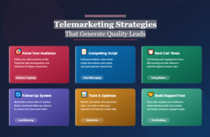 Telemarketing Strategies That Generate Quality Leads