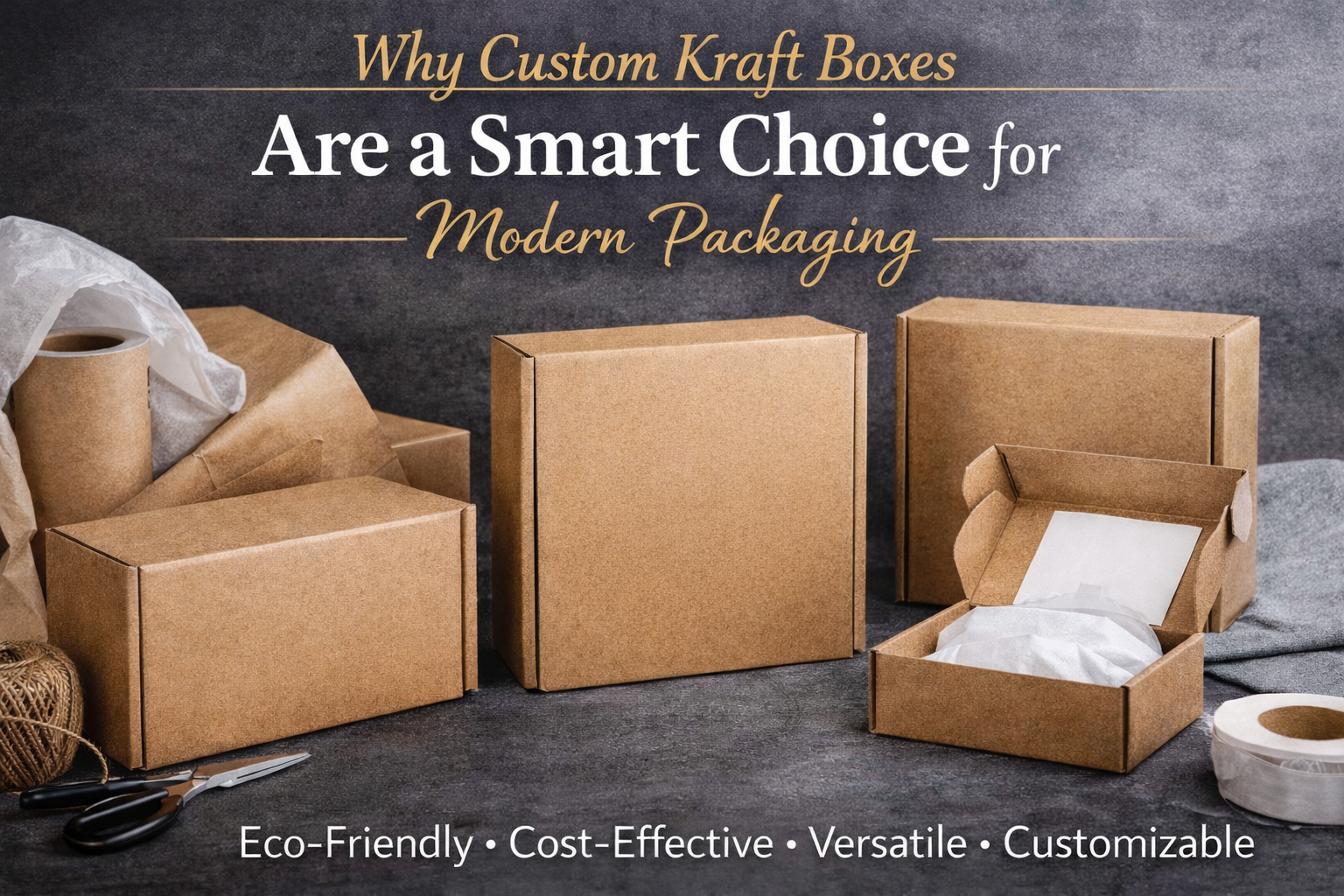 Why Custom Kraft Boxes Are a Smart Choice for Modern Packaging