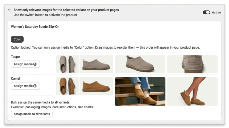 Shopify Multiple Images per Product Best Layouts