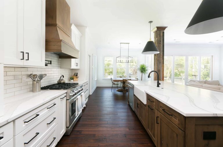 How To Style A Farmhouse Kitchen Island In White Tone?