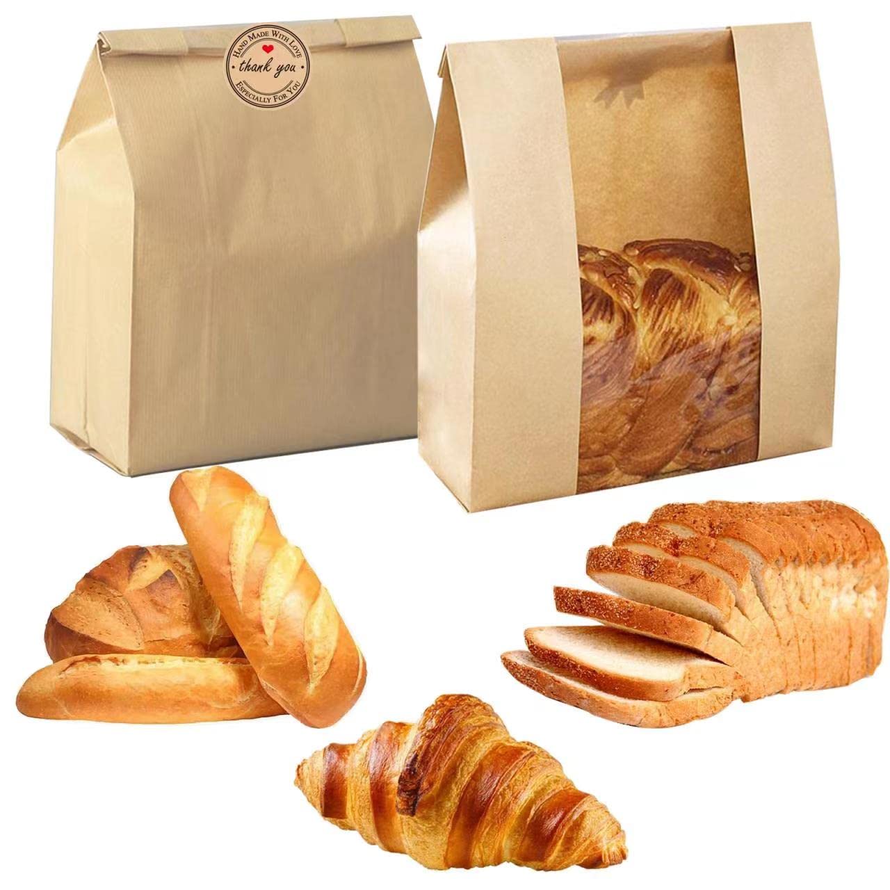 Custom Bread Paper Bags