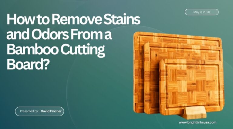 How to Remove Stains and Odors From a Bamboo Cutting Board?
